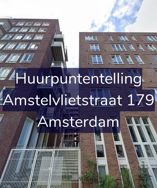 Foto gevel Huurpuntentelling voor Amstelvlietstraat 179, Amsterdam