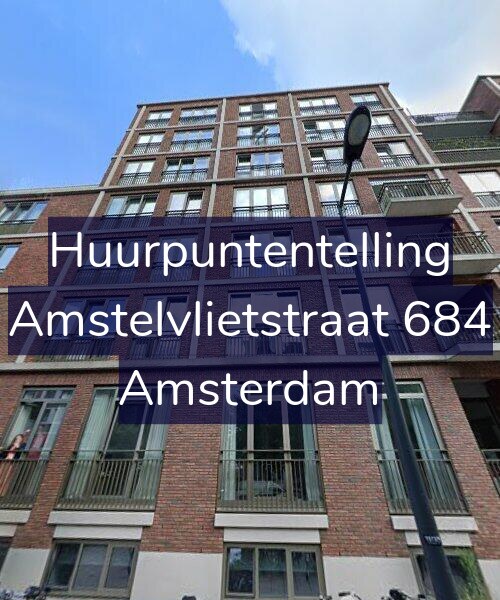 Foto gevel Huurpuntentelling voor Amstelvlietstraat 684, Amsterdam