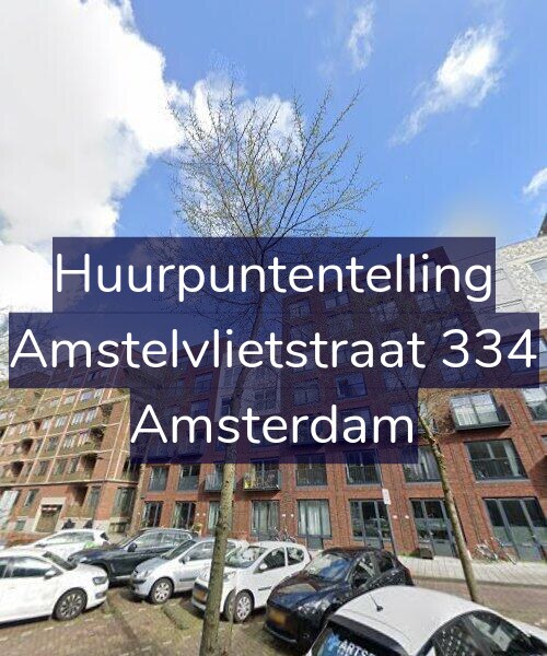 Foto gevel Huurpuntentelling voor Amstelvlietstraat 334, Amsterdam