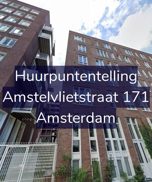 Foto gevel Huurpuntentelling voor Amstelvlietstraat 171, Amsterdam