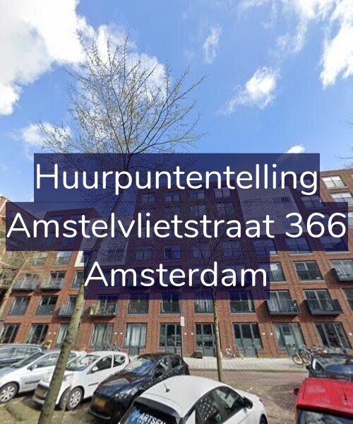 Foto gevel Huurpuntentelling voor Amstelvlietstraat 366, Amsterdam