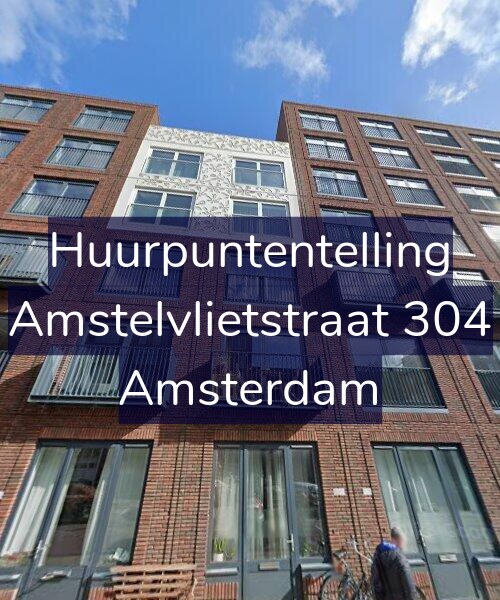 Foto gevel Huurpuntentelling voor Amstelvlietstraat 304, Amsterdam