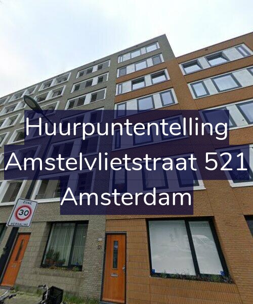 Foto gevel Huurpuntentelling voor Amstelvlietstraat 521, Amsterdam