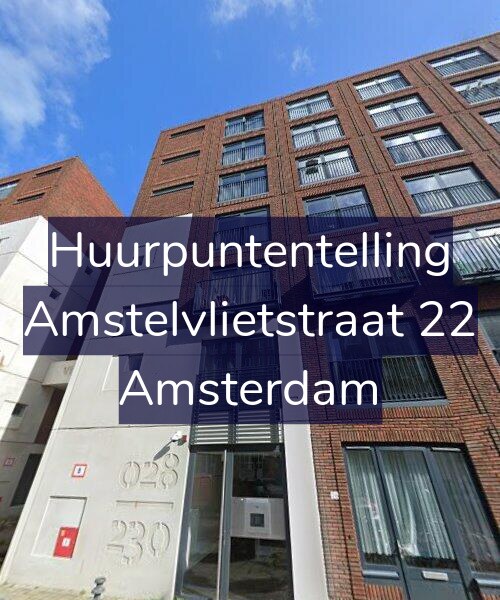 Foto gevel Huurpuntentelling voor Amstelvlietstraat 22, Amsterdam