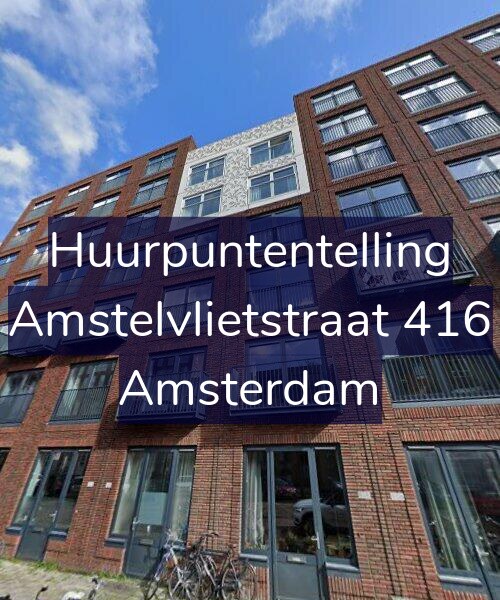 Foto gevel Huurpuntentelling voor Amstelvlietstraat 416, Amsterdam