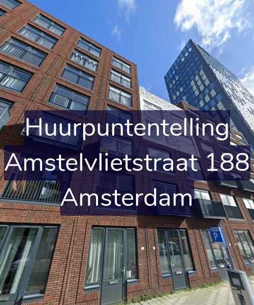 Foto gevel Huurpuntentelling voor Amstelvlietstraat 188, Amsterdam