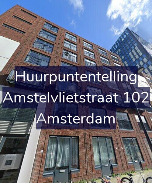 Foto gevel Huurpuntentelling voor Amstelvlietstraat 102, Amsterdam