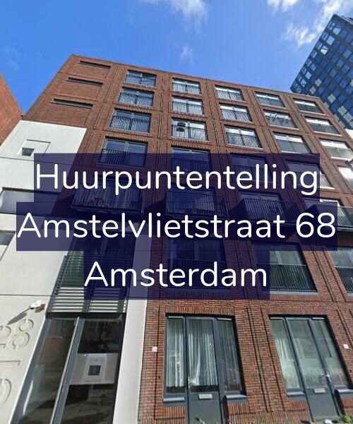 Foto gevel Huurpuntentelling voor Amstelvlietstraat 68, Amsterdam