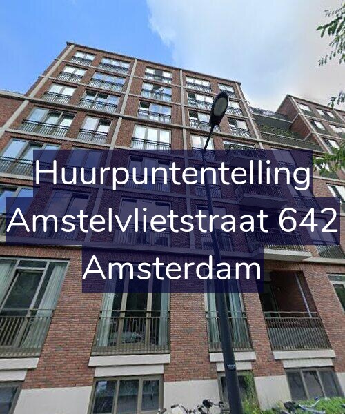 Foto gevel Huurpuntentelling voor Amstelvlietstraat 642, Amsterdam