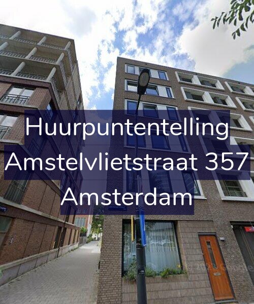 Foto gevel Huurpuntentelling voor Amstelvlietstraat 357, Amsterdam