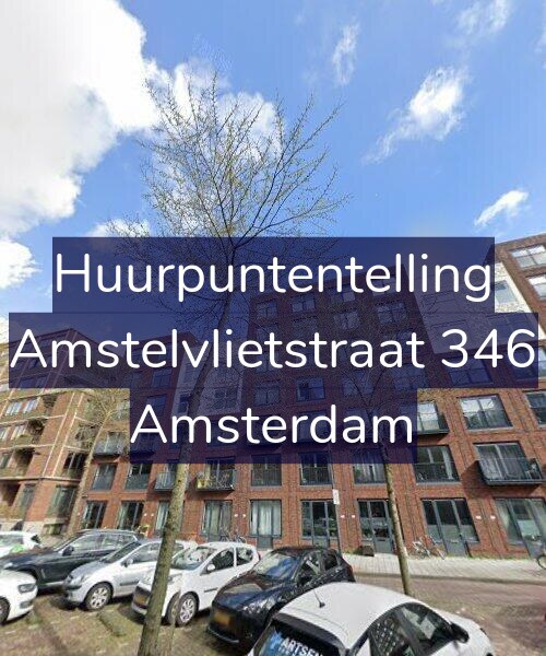 Foto gevel Huurpuntentelling voor Amstelvlietstraat 346, Amsterdam