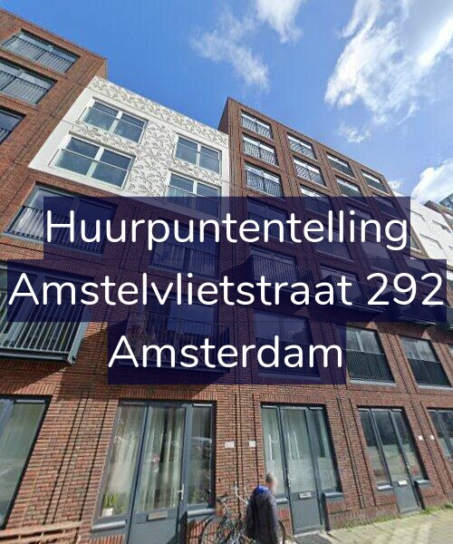 Foto gevel Huurpuntentelling voor Amstelvlietstraat 292, Amsterdam