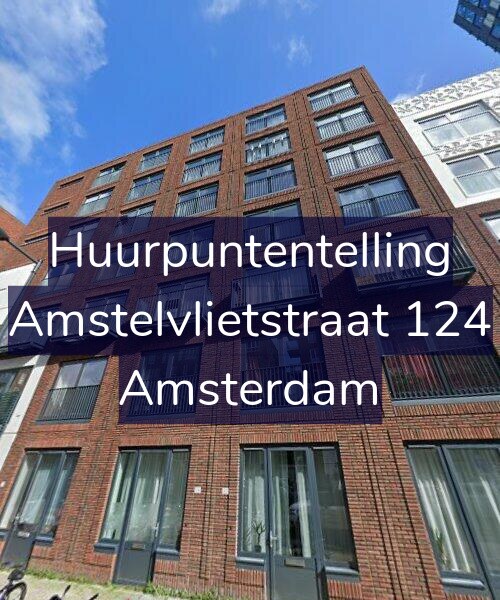 Foto gevel Huurpuntentelling voor Amstelvlietstraat 124, Amsterdam