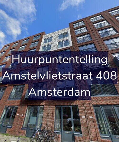 Foto gevel Huurpuntentelling voor Amstelvlietstraat 408, Amsterdam
