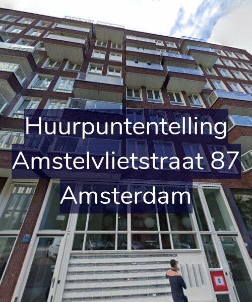 Foto gevel Huurpuntentelling voor Amstelvlietstraat 87, Amsterdam
