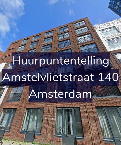 Foto gevel Huurpuntentelling voor Amstelvlietstraat 140, Amsterdam