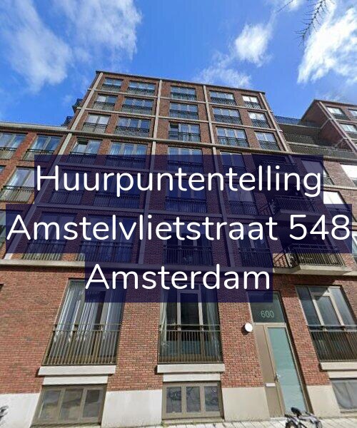 Foto gevel Huurpuntentelling voor Amstelvlietstraat 548, Amsterdam