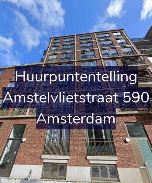 Foto gevel Huurpuntentelling voor Amstelvlietstraat 590, Amsterdam