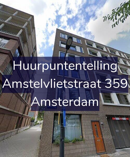 Foto gevel Huurpuntentelling voor Amstelvlietstraat 359, Amsterdam