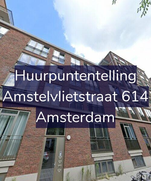 Foto gevel Huurpuntentelling voor Amstelvlietstraat 614, Amsterdam