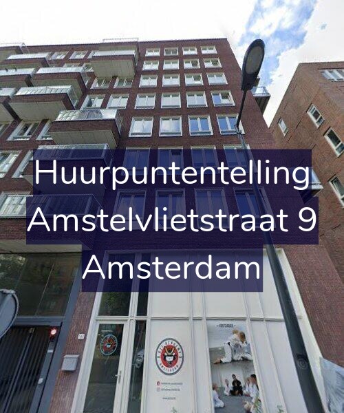 Foto gevel Huurpuntentelling voor Amstelvlietstraat 9, Amsterdam