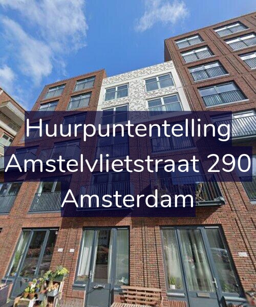 Foto gevel Huurpuntentelling voor Amstelvlietstraat 290, Amsterdam