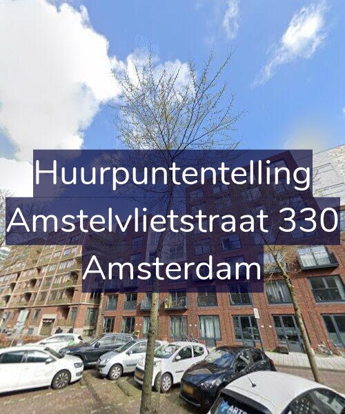 Foto gevel Huurpuntentelling voor Amstelvlietstraat 330, Amsterdam