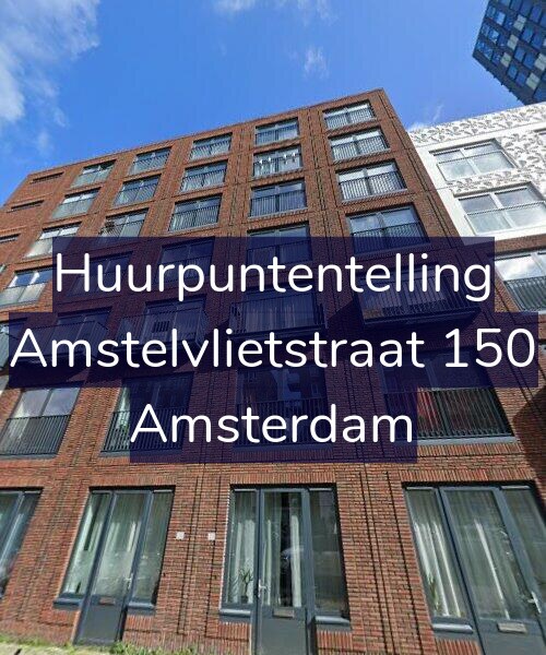 Foto gevel Huurpuntentelling voor Amstelvlietstraat 150, Amsterdam