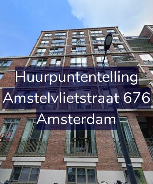 Foto gevel Huurpuntentelling voor Amstelvlietstraat 676, Amsterdam