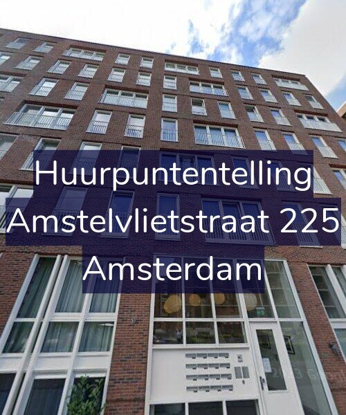 Foto gevel Huurpuntentelling voor Amstelvlietstraat 225, Amsterdam