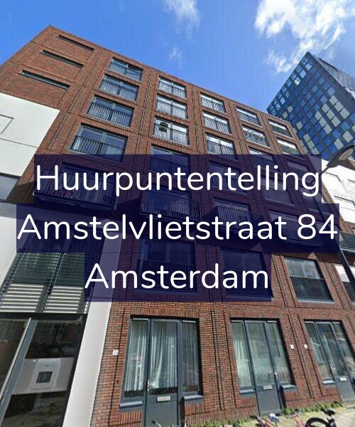 Foto gevel Huurpuntentelling voor Amstelvlietstraat 84, Amsterdam