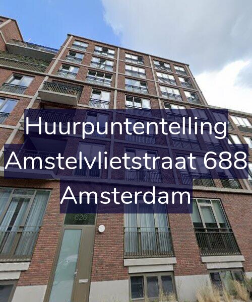 Foto gevel Huurpuntentelling voor Amstelvlietstraat 688, Amsterdam