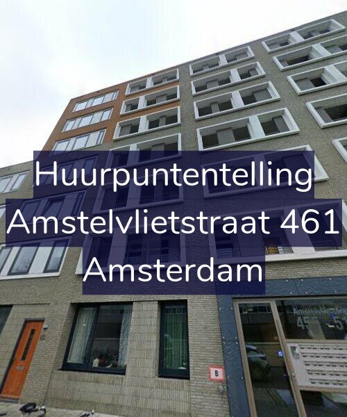 Foto gevel Huurpuntentelling voor Amstelvlietstraat 461, Amsterdam
