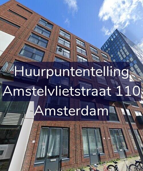 Foto gevel Huurpuntentelling voor Amstelvlietstraat 110, Amsterdam
