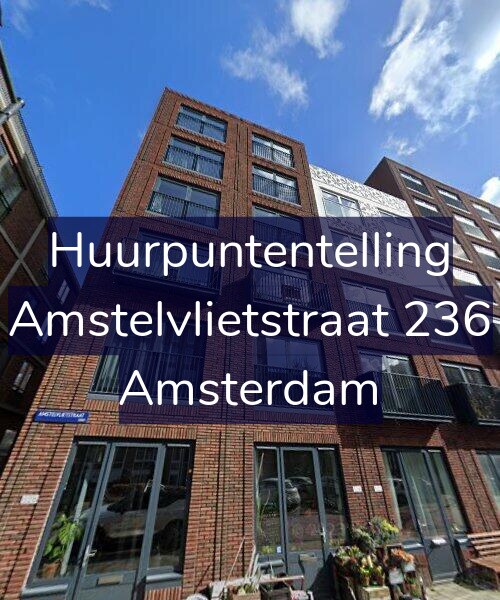 Foto gevel Huurpuntentelling voor Amstelvlietstraat 236, Amsterdam