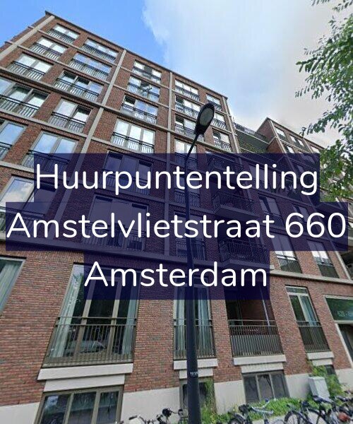 Foto gevel Huurpuntentelling voor Amstelvlietstraat 660, Amsterdam