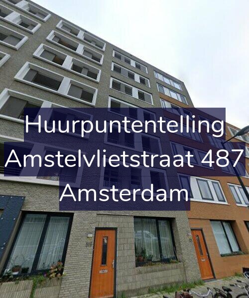 Foto gevel Huurpuntentelling voor Amstelvlietstraat 487, Amsterdam