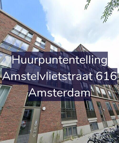 Foto gevel Huurpuntentelling voor Amstelvlietstraat 616, Amsterdam