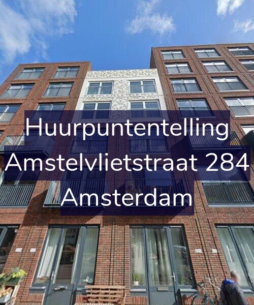 Foto gevel Huurpuntentelling voor Amstelvlietstraat 284, Amsterdam