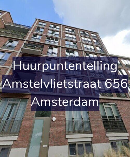 Foto gevel Huurpuntentelling voor Amstelvlietstraat 656, Amsterdam