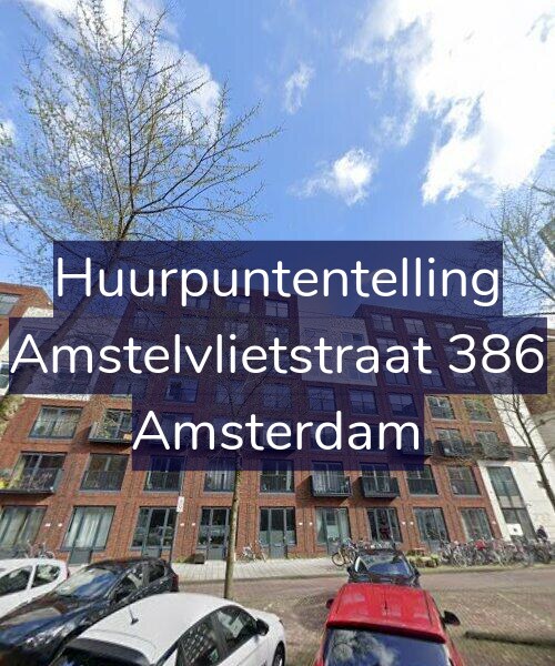 Foto gevel Huurpuntentelling voor Amstelvlietstraat 386, Amsterdam