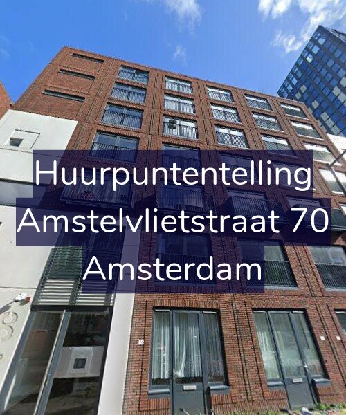 Foto gevel Huurpuntentelling voor Amstelvlietstraat 70, Amsterdam