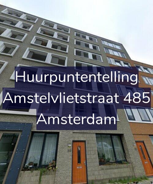 Foto gevel Huurpuntentelling voor Amstelvlietstraat 485, Amsterdam