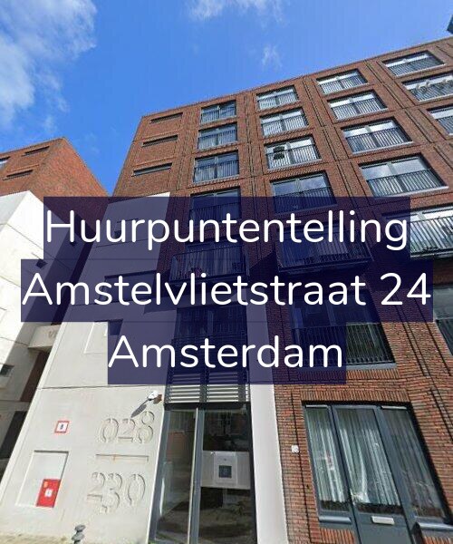 Foto gevel Huurpuntentelling voor Amstelvlietstraat 24, Amsterdam