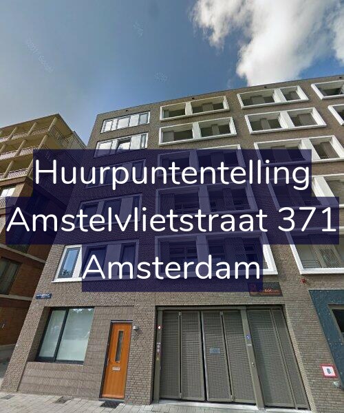 Foto gevel Huurpuntentelling voor Amstelvlietstraat 371, Amsterdam
