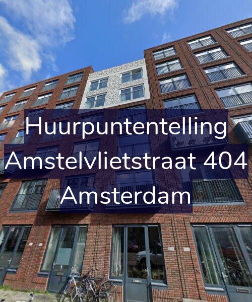 Foto gevel Huurpuntentelling voor Amstelvlietstraat 404, Amsterdam