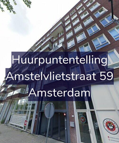 Foto gevel Huurpuntentelling voor Amstelvlietstraat 59, Amsterdam