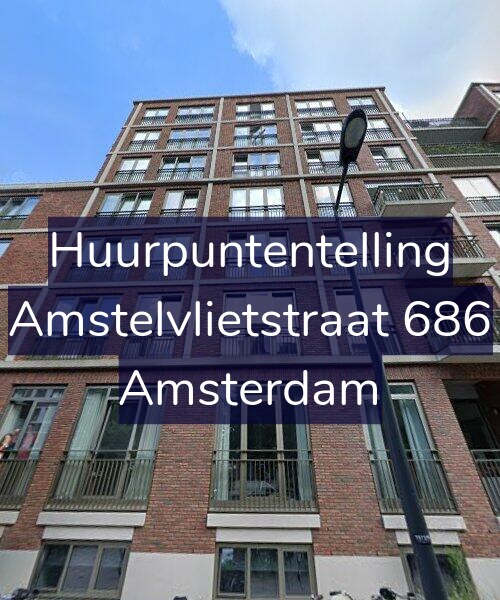 Foto gevel Huurpuntentelling voor Amstelvlietstraat 686, Amsterdam