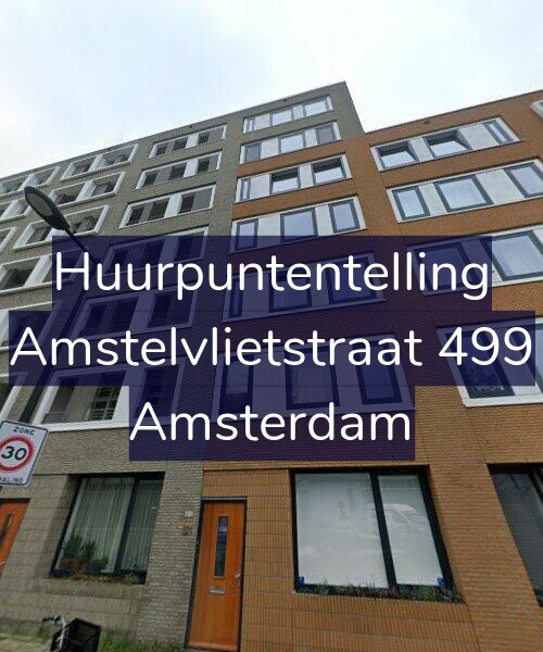 Foto gevel Huurpuntentelling voor Amstelvlietstraat 499, Amsterdam