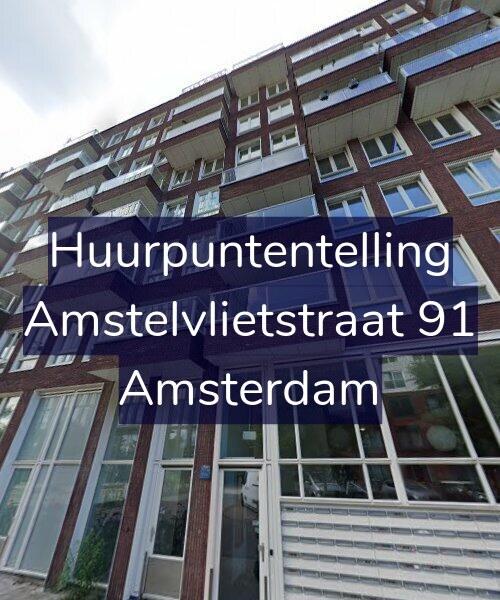 Foto gevel Huurpuntentelling voor Amstelvlietstraat 91, Amsterdam